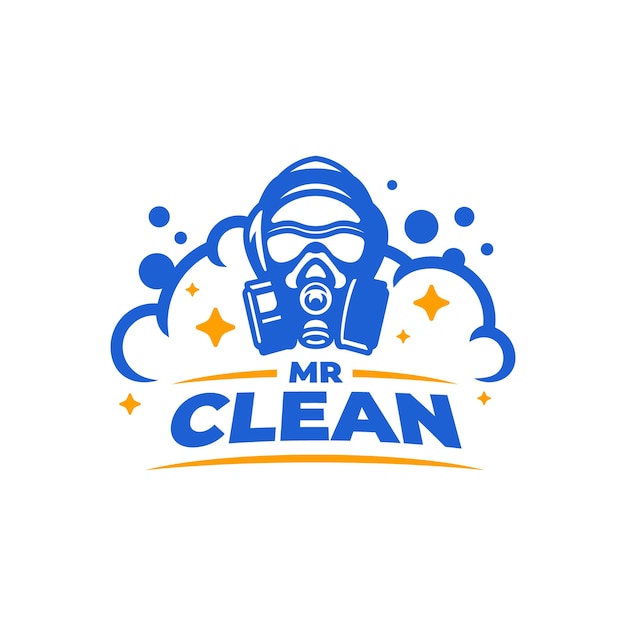 Design de logotipo mr clean