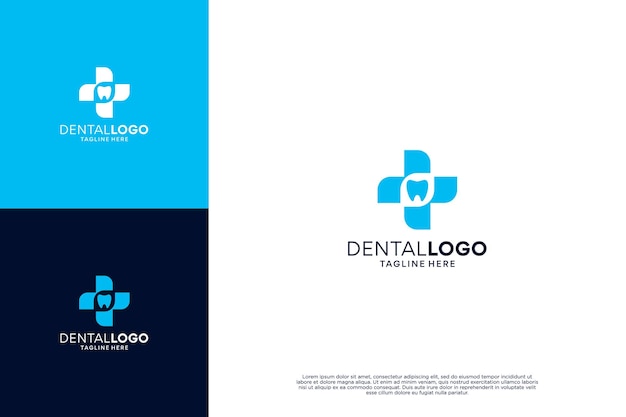 Design de logotipo odontológico logotipo do dentista da clínica odontológica