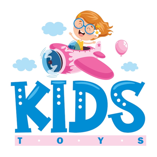 Design de logotipo para brinquedos infantis