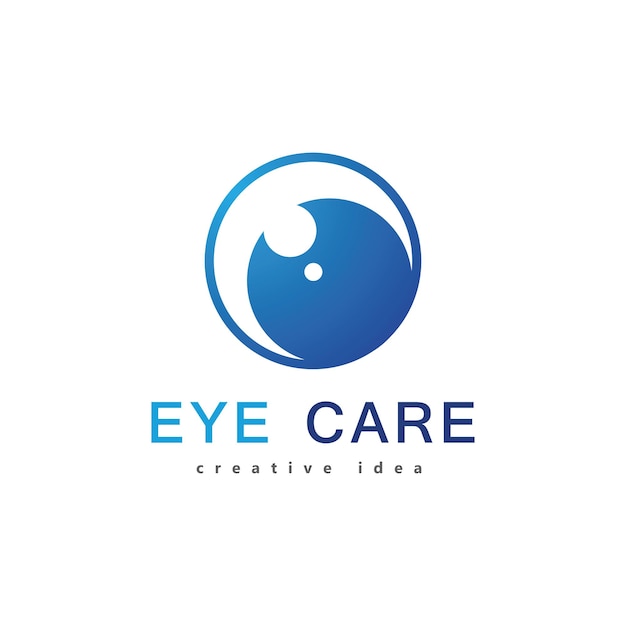 Design de logotipo para cuidados com os olhos