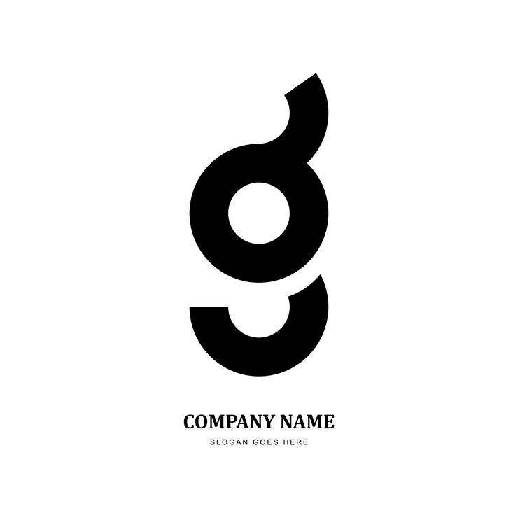 Vetor design de logotipo para vetor de letra g