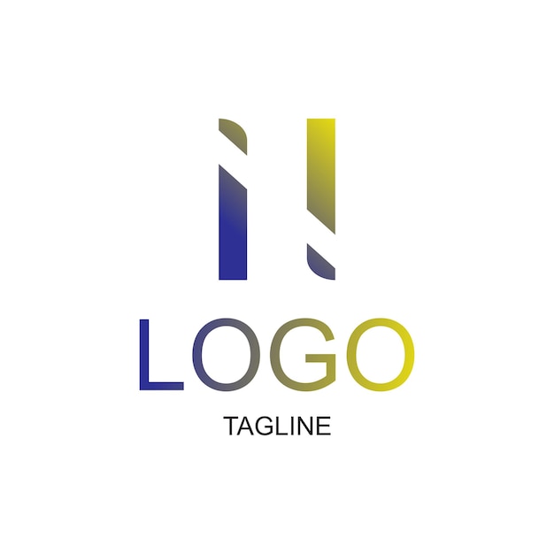 Design de logotipo profissional letra n para identidade de marca