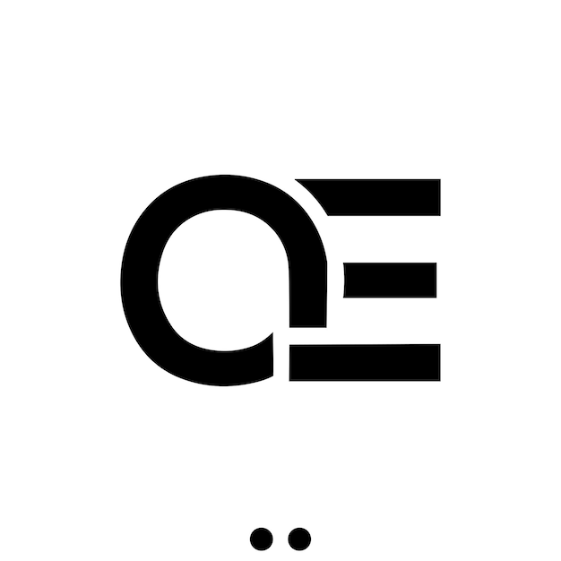 Design de logotipo vector ae