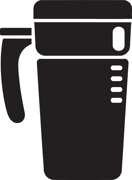 Vetor design de logotipo vetorial de apertar e beber