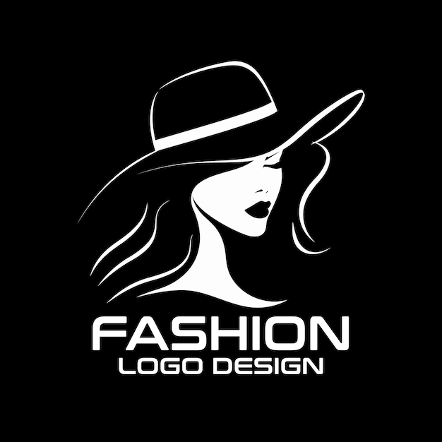 Design de logotipo vetorial de moda