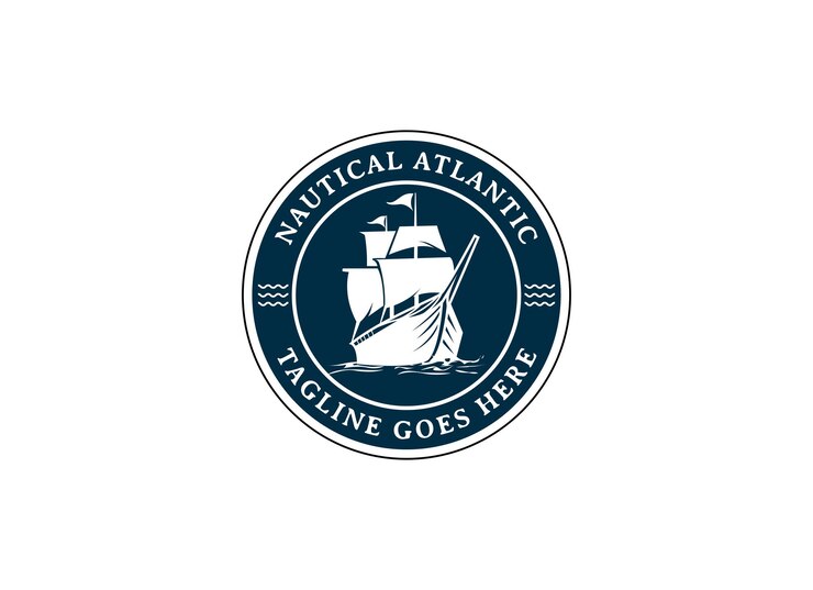 Design de logotipo vintage retrô de veleiro Sailor Marine Design de logotipo náutico