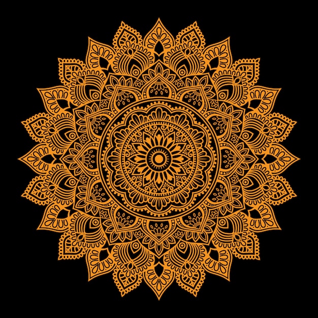 Design de mandala de luxo