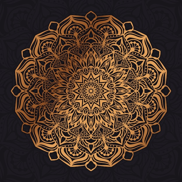 Design de mandala de luxo