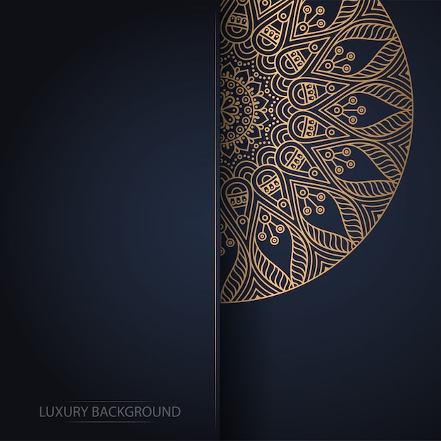 Design de mandala ornamental de luxo