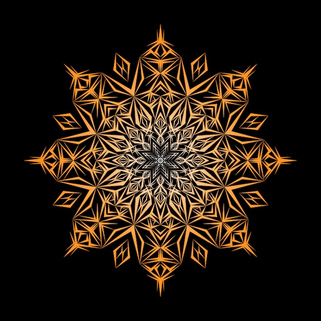 Design de mandala ornamental de luxo