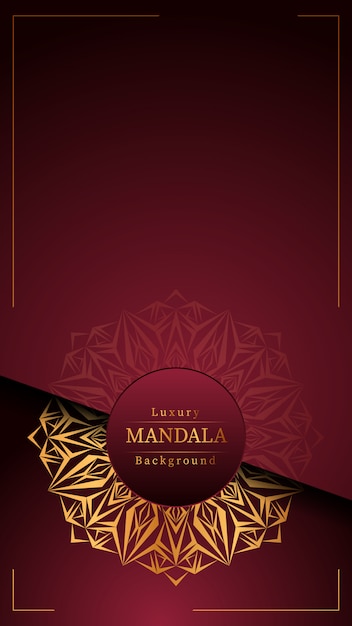 Design de mandala ornamental de luxo