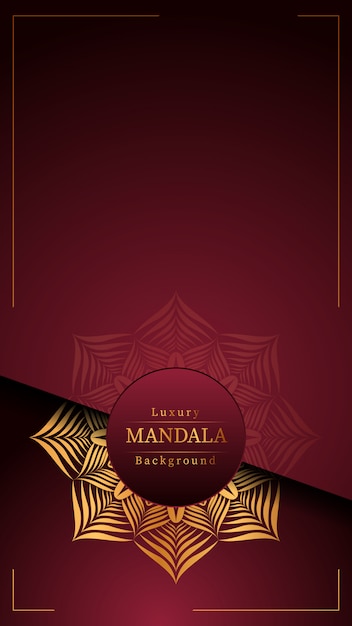 Design de mandala ornamental de luxo