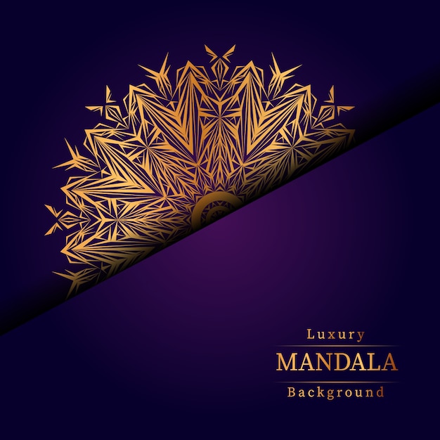 Design de mandala ornamental de luxo