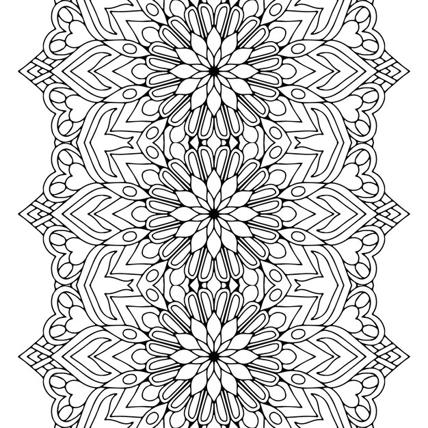 Vetor design de mandala ornamental de luxo