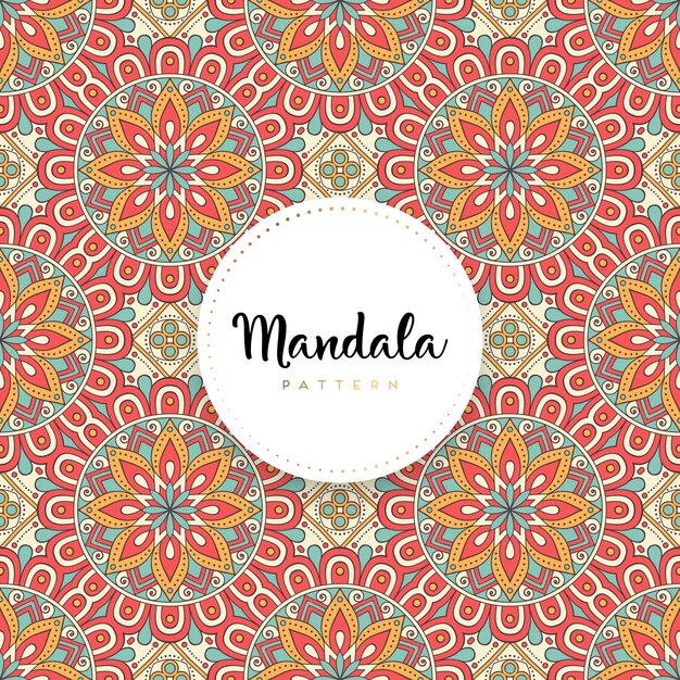 Design de mandala ornamental de luxo