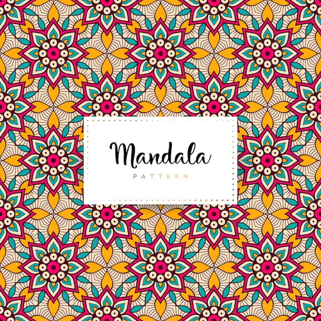 Design de mandala ornamental de luxo