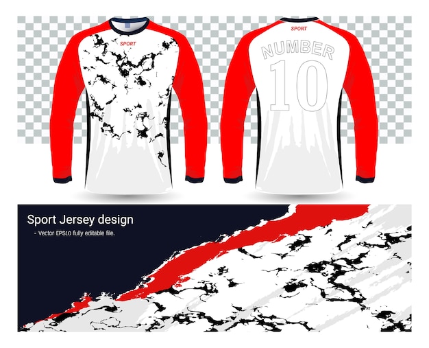 Design de manga comprida mx-jersey