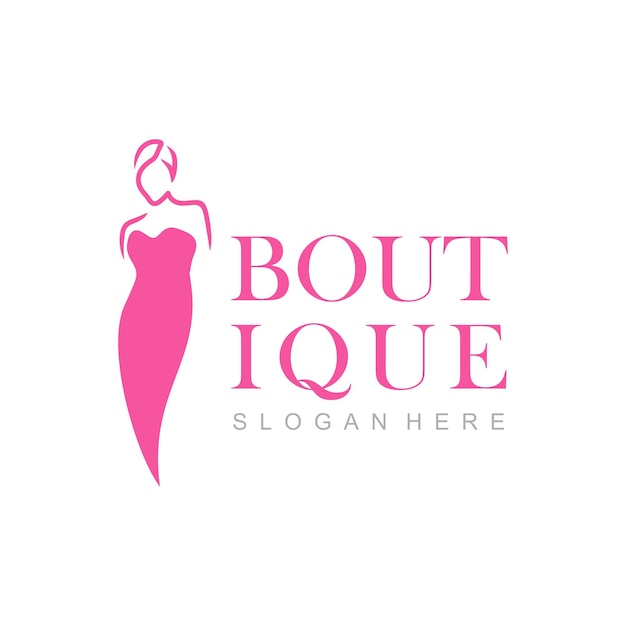 Design de marca de logotipo de negócios boutique de moda