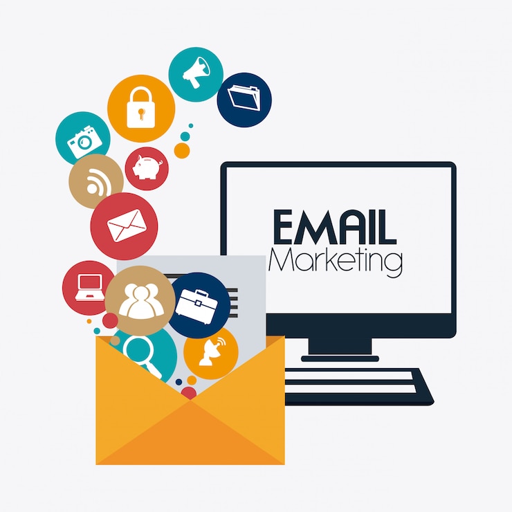 Vetor design de marketing.