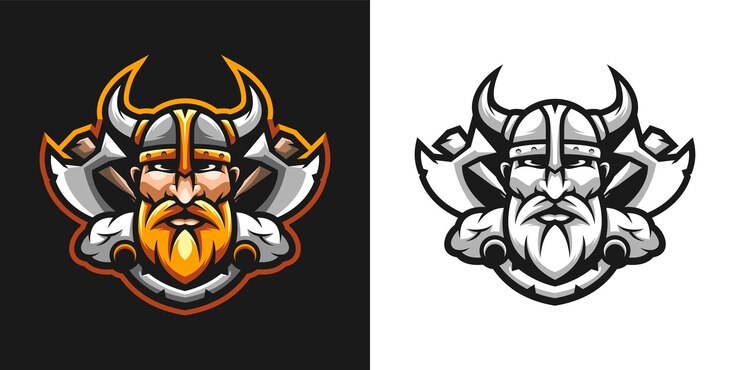 Design de mascote Viking