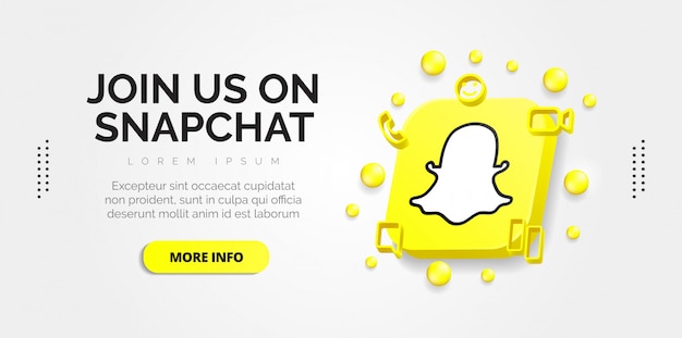 Design de mídia social do Snapchat
