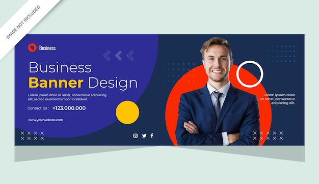 Design de modelo de banner de negócios