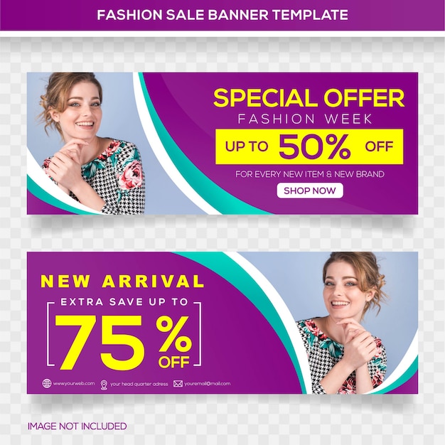 Design de modelo de banner de venda de oferta especial