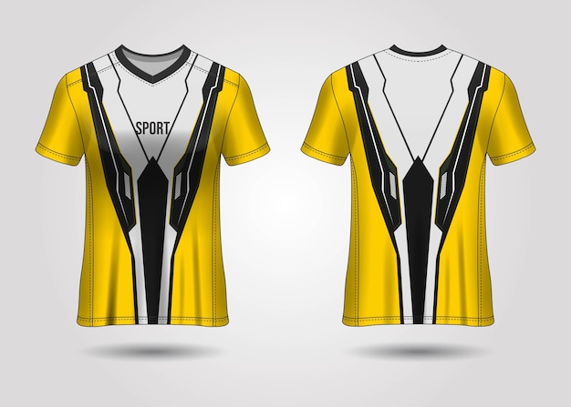 Design de modelo de camisa esportiva