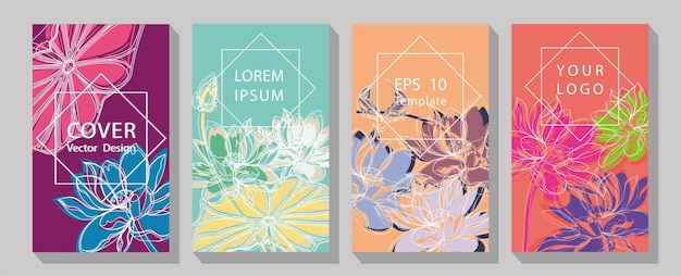 Design de modelo de cartão de dia dos namorados botânico minimalista