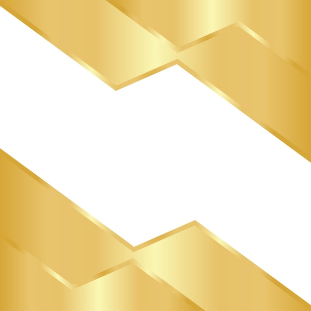 Design de modelo de hexágono dourado