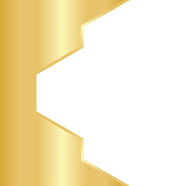 Design de modelo de hexágono dourado