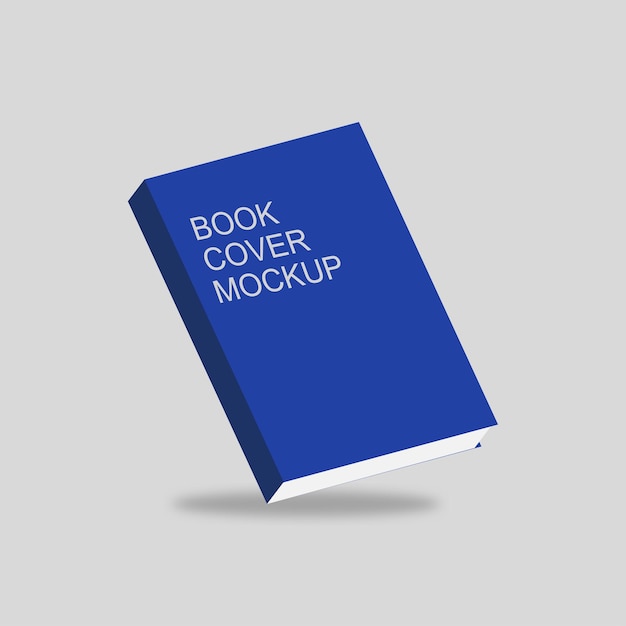 Design de modelo de maquete de capa de livro. Ilustração em vetor.