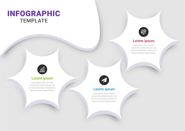 Vetor design de modelo de negócios de elemento infográfico