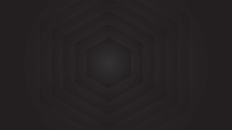 Vetor design de modelo gráfico de fundo abstrato círculos concêntricos pretos design de círculo de espaços livres