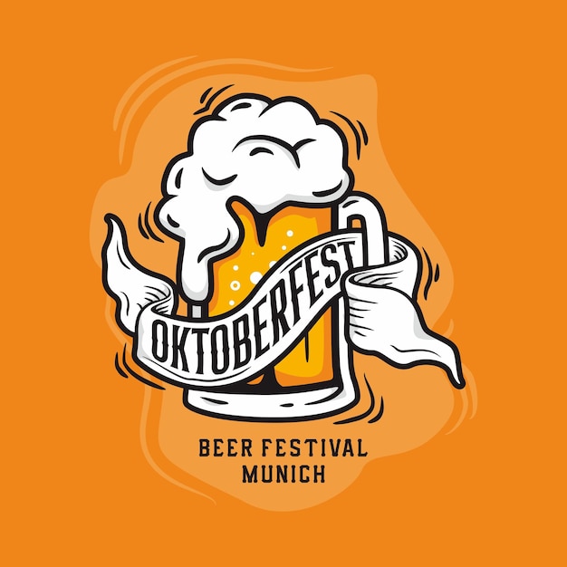 design de munique do festival de cerveja oktoberfest