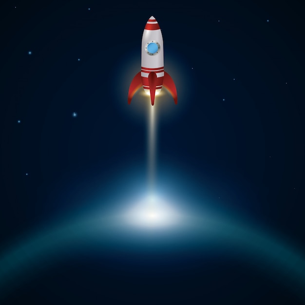 Design de nave espacial.