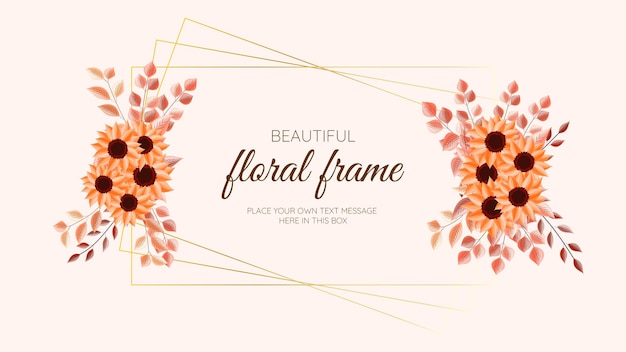 Design de ornamento floral - convite ou cartão de felicitações para decoração de casamento