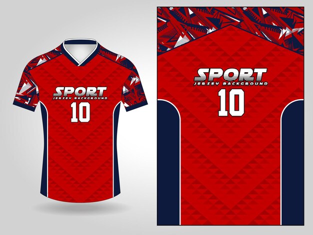 Design de padrão de camisa esportiva