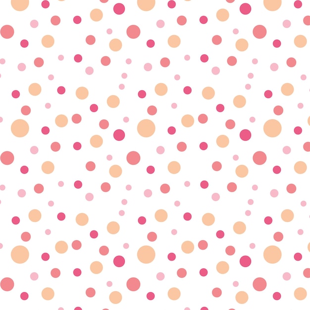 Design de padrão de forma de ponto abstrato para lençóis e capas de livros Decoração de textura de padrão sem fim com pontos coloridos para papel de parede Textura de padrão de amor bonito para fundo