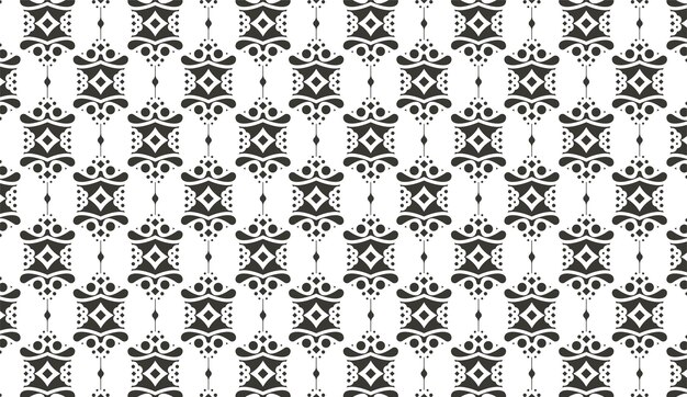 design de padrão de linha de ornamento plano