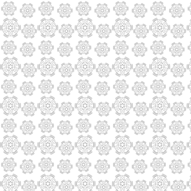 Design de padrão floral ilustração de fundo de padrão sem emenda de flor