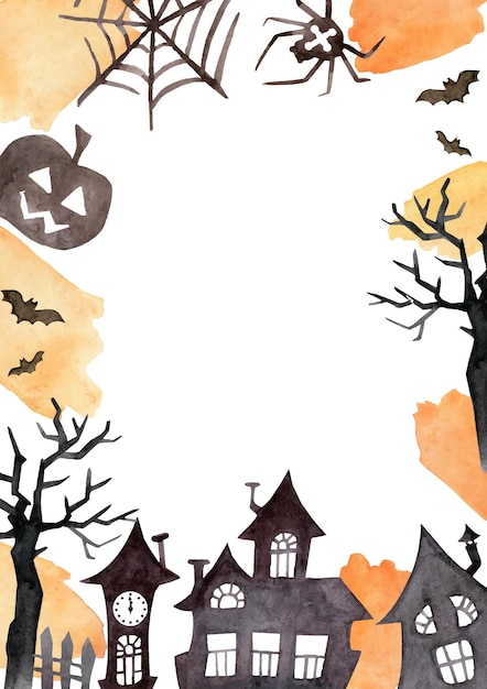 Design de panfleto de halloween