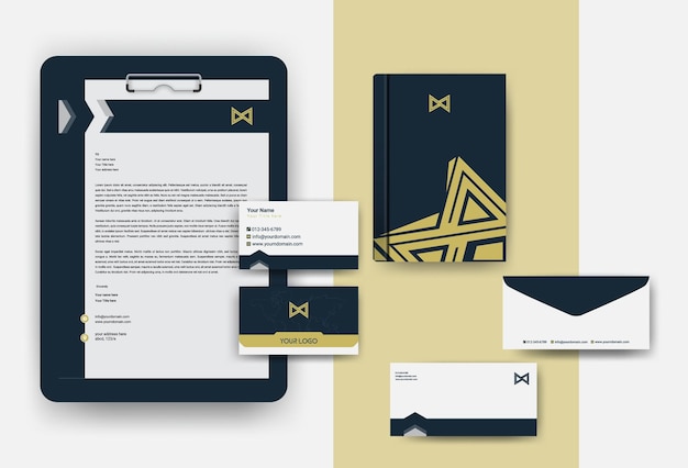Design de papelaria para indústria corporativa