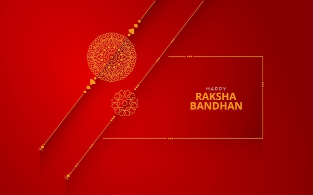 Design de plano de fundo de cartão feliz raksha bandhan festival