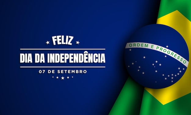 Design de plano de fundo do dia da independência do brasil