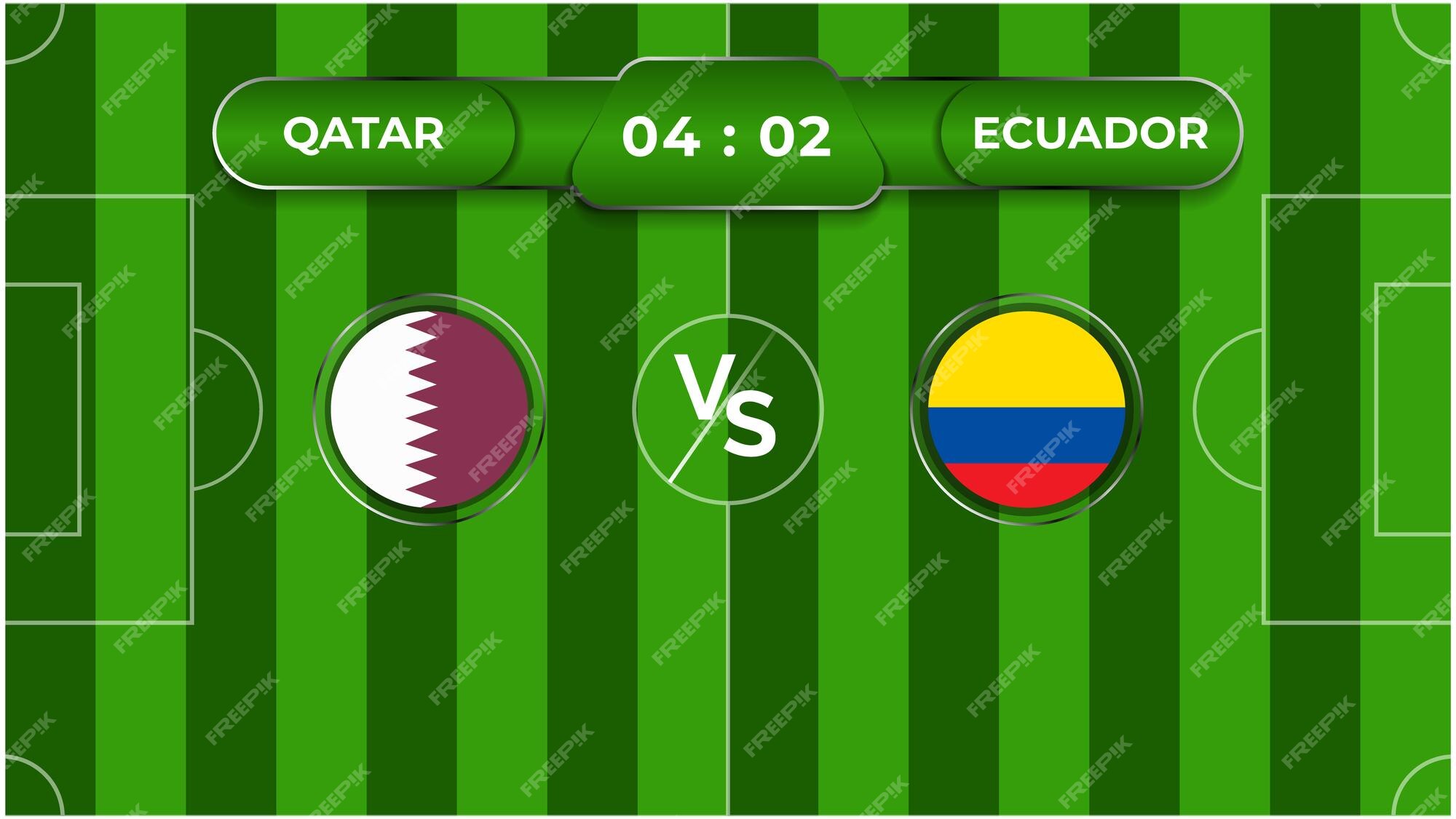 Modelo de design do placar da copa do mundo de futebol qatar 2022