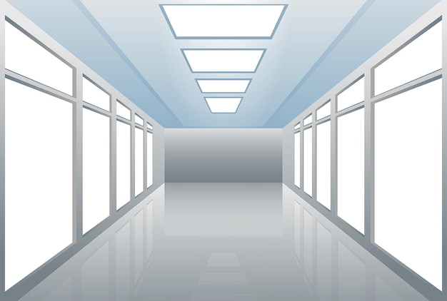 design de quarto vazio interior isolado - ilustração 3d