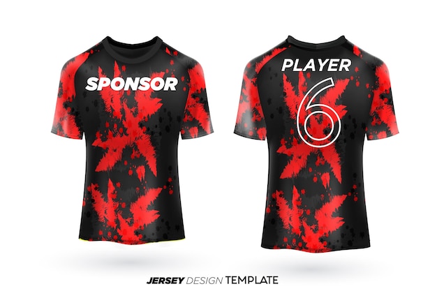 Design de respingo de tinta esportiva grunge para design de sublimação de jogos de futebol de ciclismo de camisa de corrida