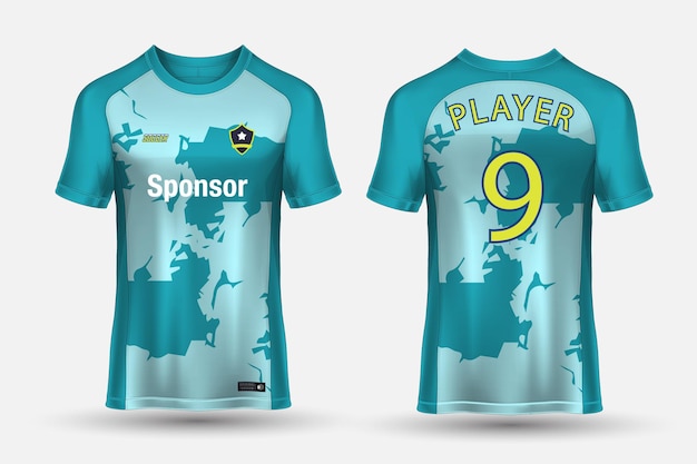 Vetor design de sublimação de camisa esports