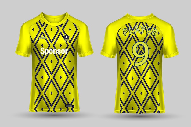 Vetor design de sublimação de camisa esports